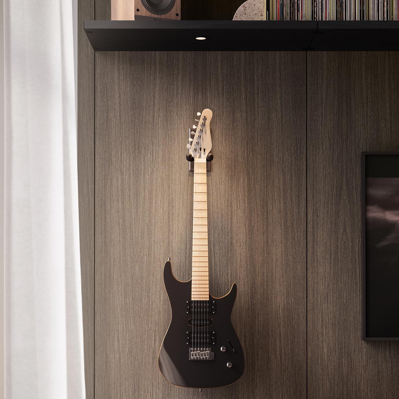 LED puck lighting customized to your drawers, media center, craft areas by California Closets